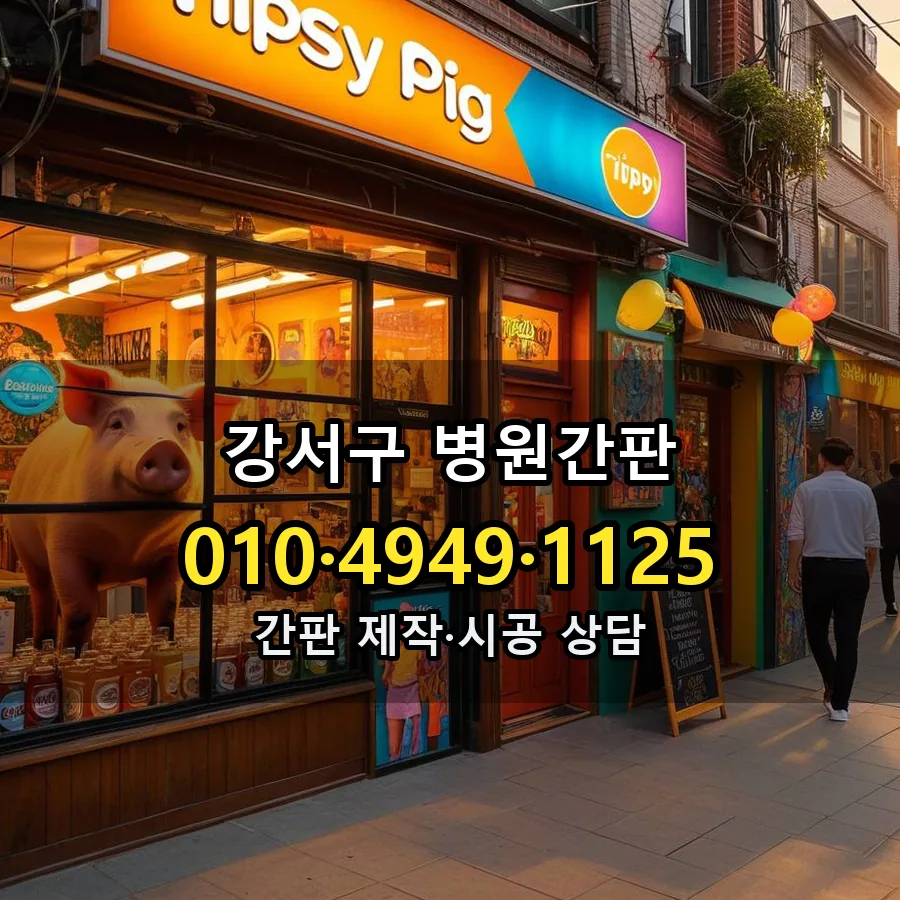 병원간판 설치 현장