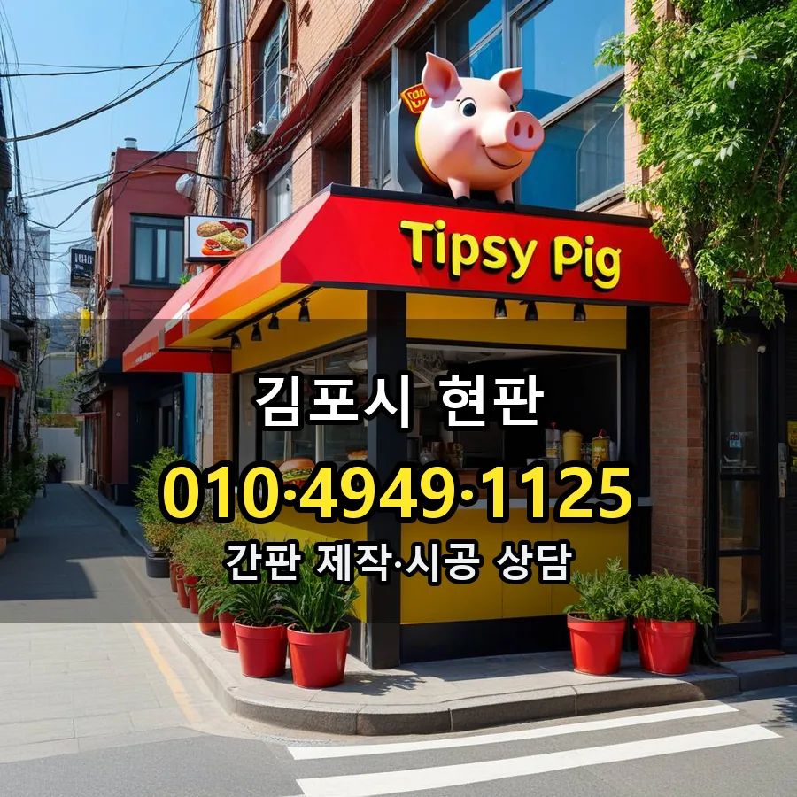 현판 제작·시공 모습