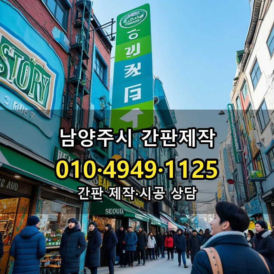 간판제작 설치 현장