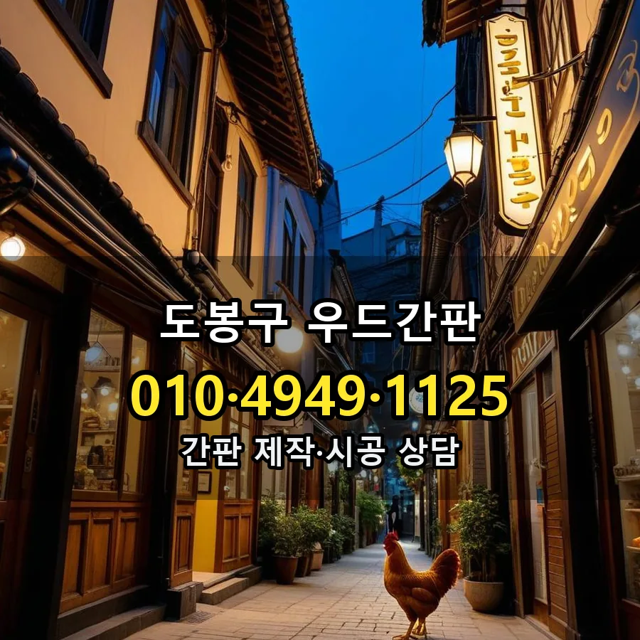 우드간판 시공 사진