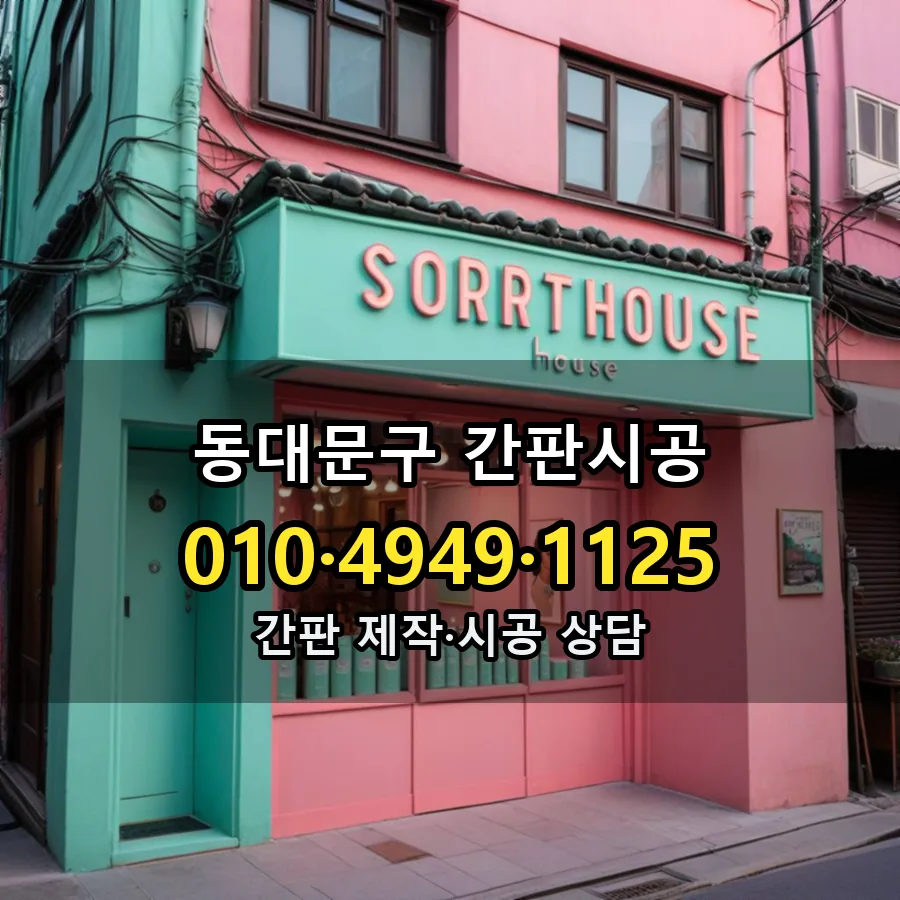 간판시공 시공 사진