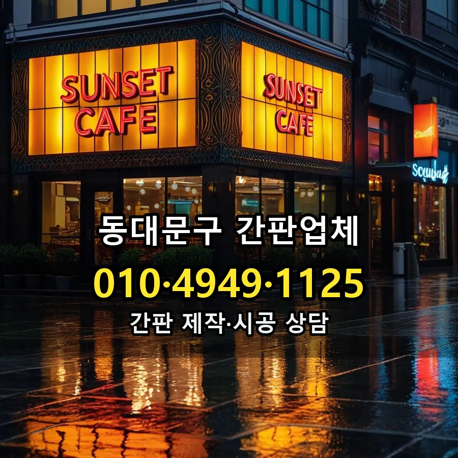 간판업체 시공 사진