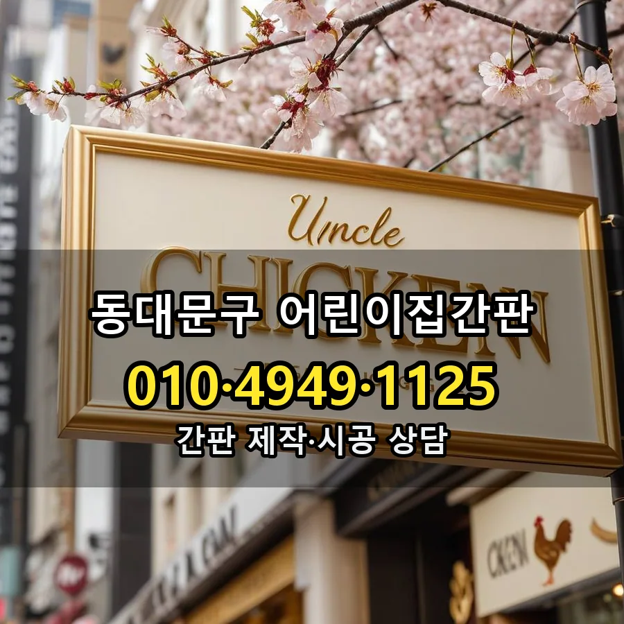 어린이집간판 시공 사진