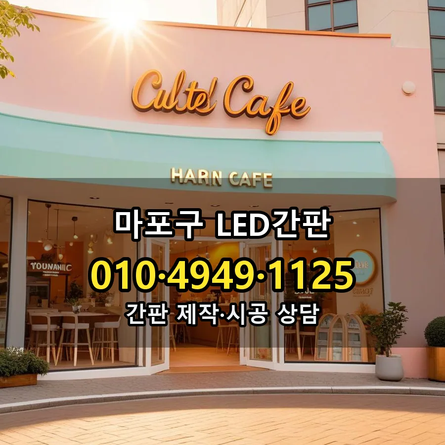 LED간판 시공 사진