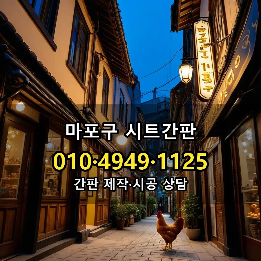시트간판 시공 사진