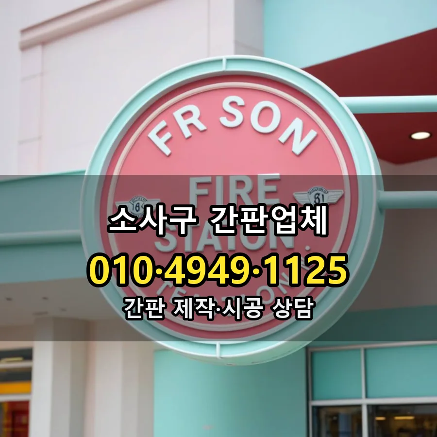 간판업체 설치 현장