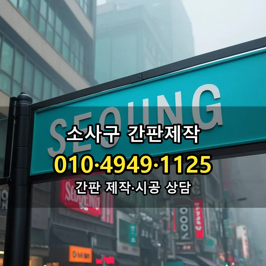 간판제작 설치 현장