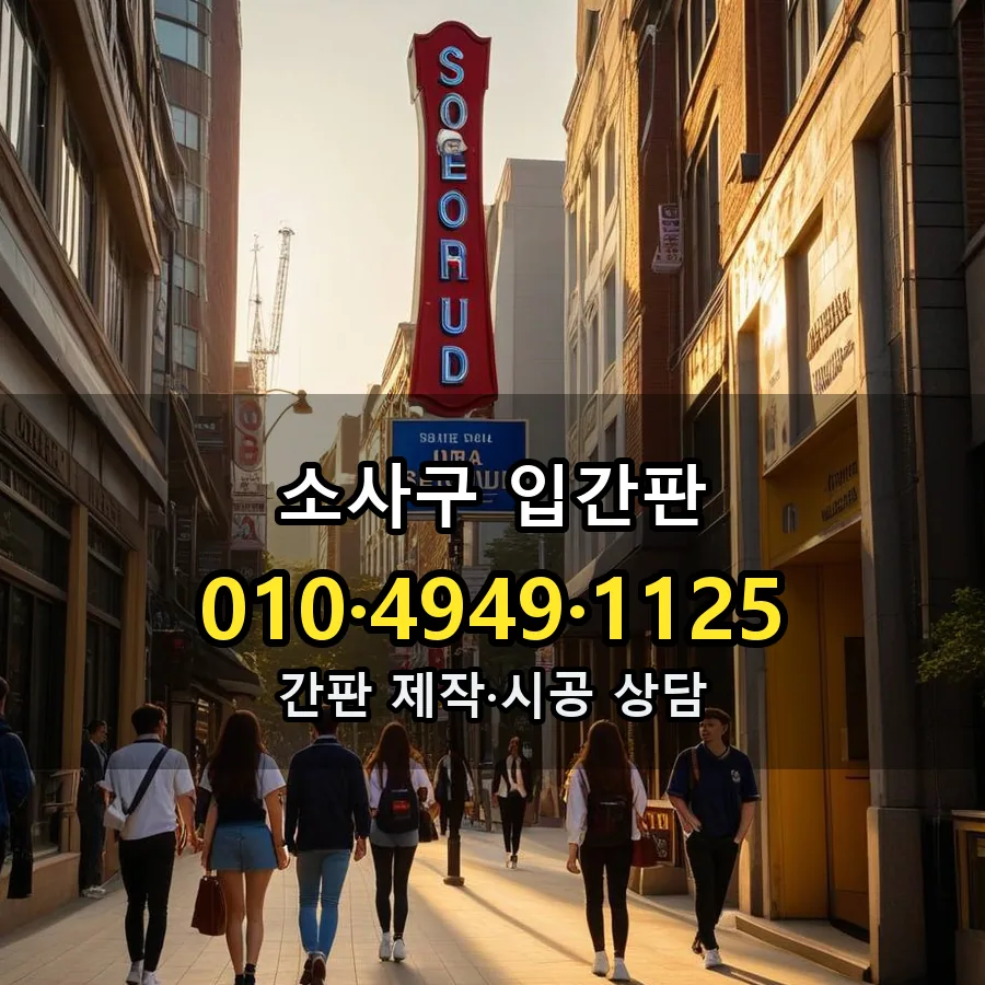 입간판 시공 사진