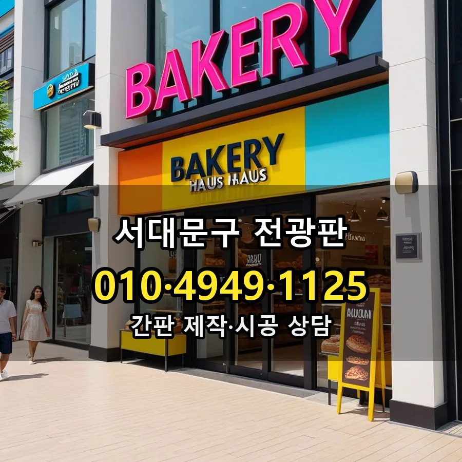 전광판 시공 사진