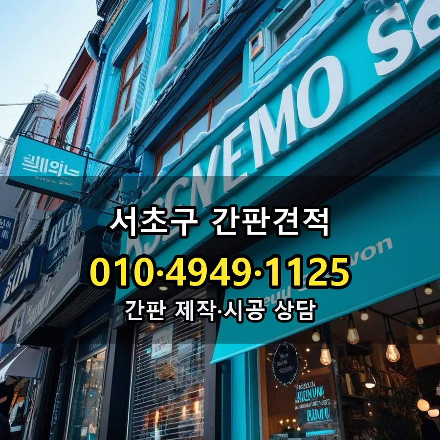 간판 시공 사진