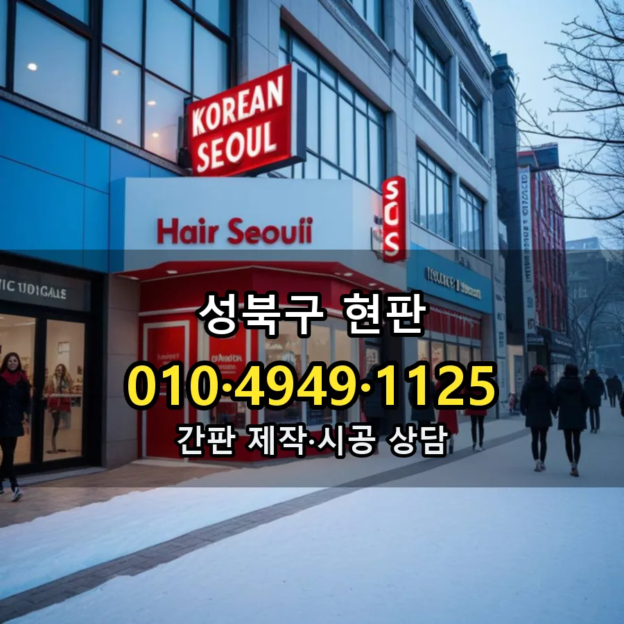 현판 제작·시공 모습