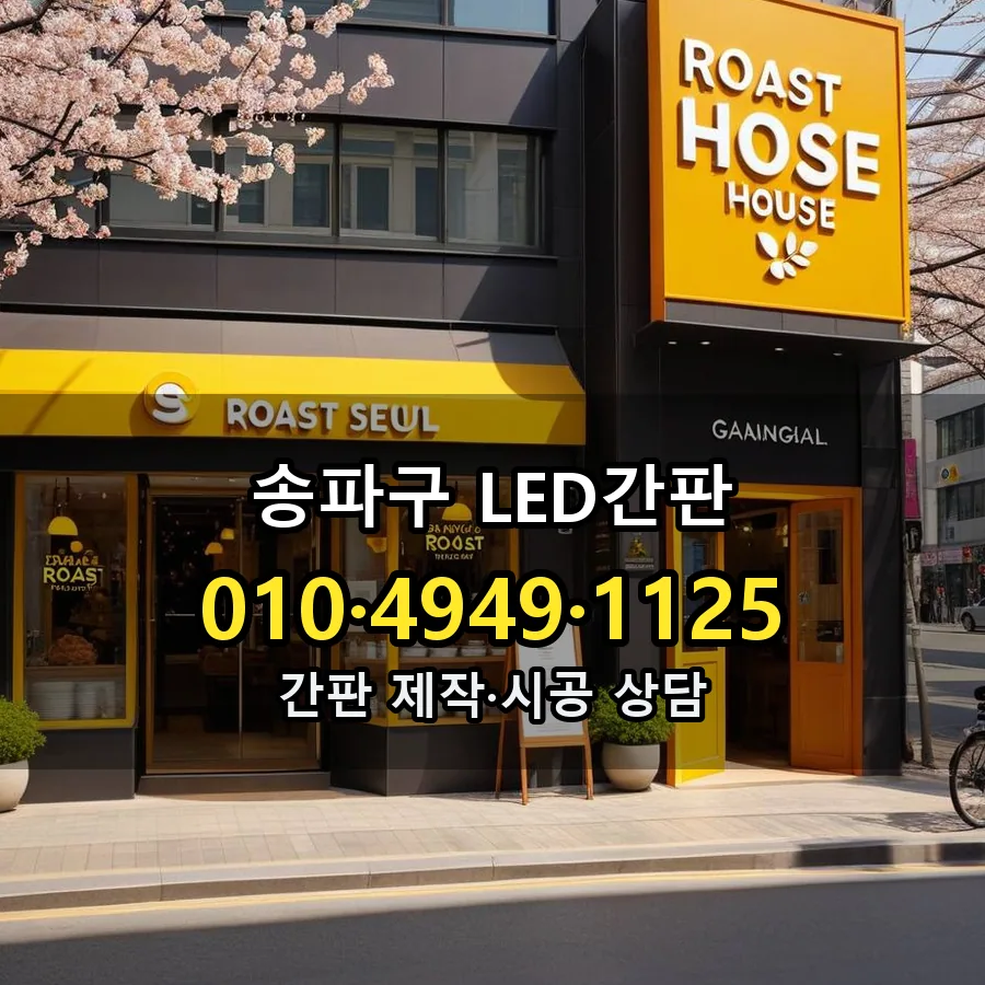 간판 시공 사진