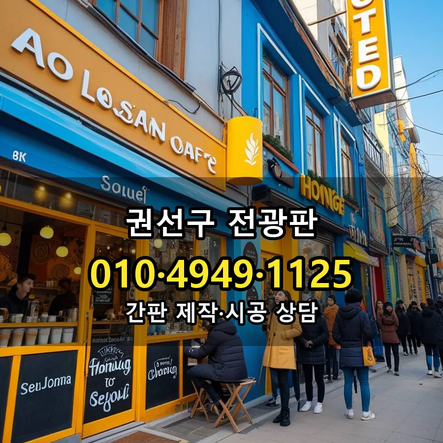 전광판 시공 사진