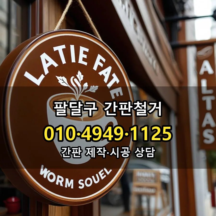 간판철거 설치 현장