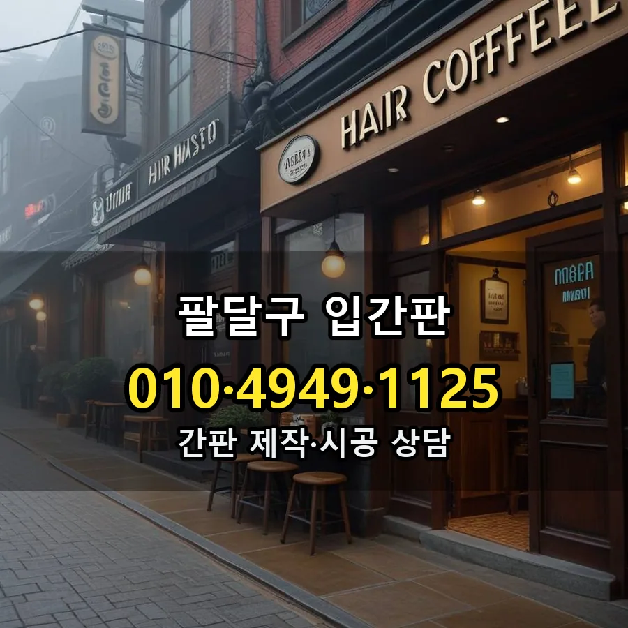 입간판 시공 사진