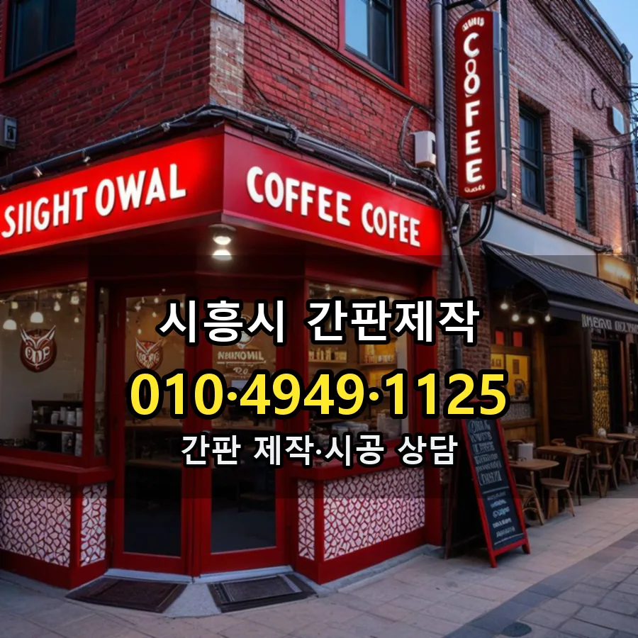 간판제작 시공 사진