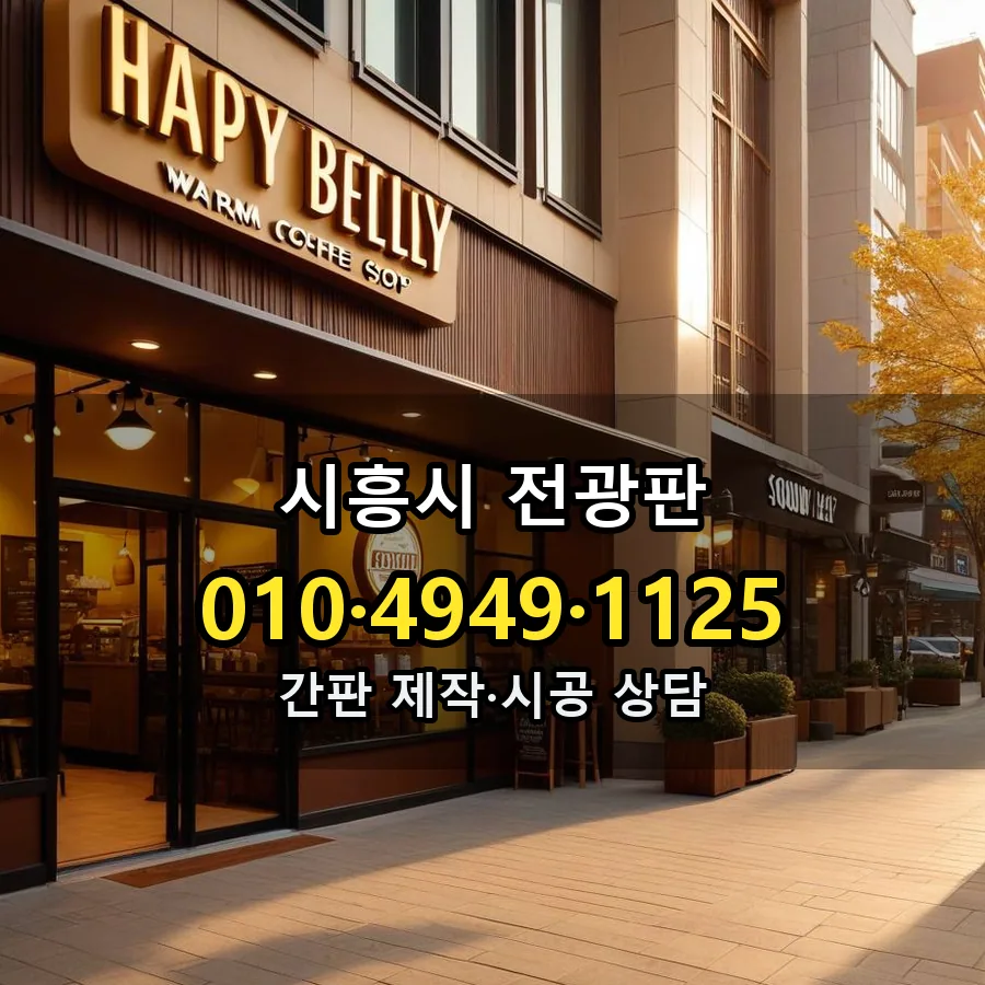 전광판 시공 사진