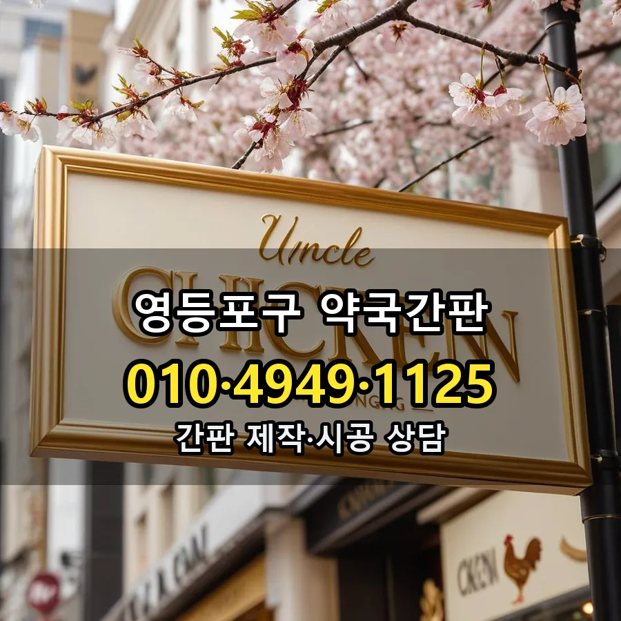 약국간판 시공 사진
