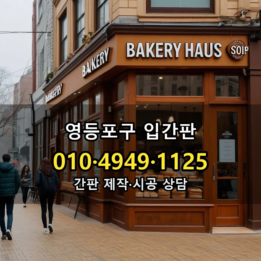 입간판 시공 사진