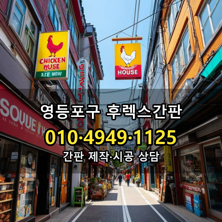 후렉스간판 시공 사진