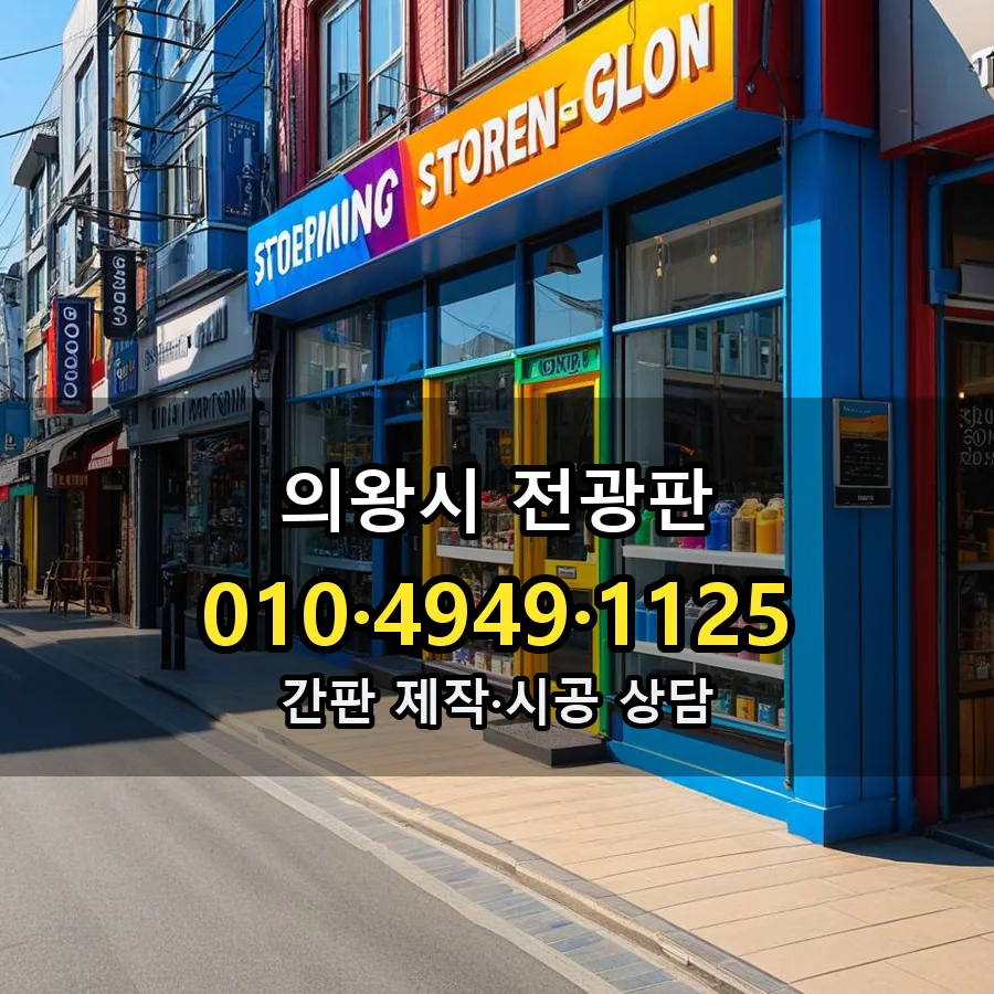 전광판 시공 사진