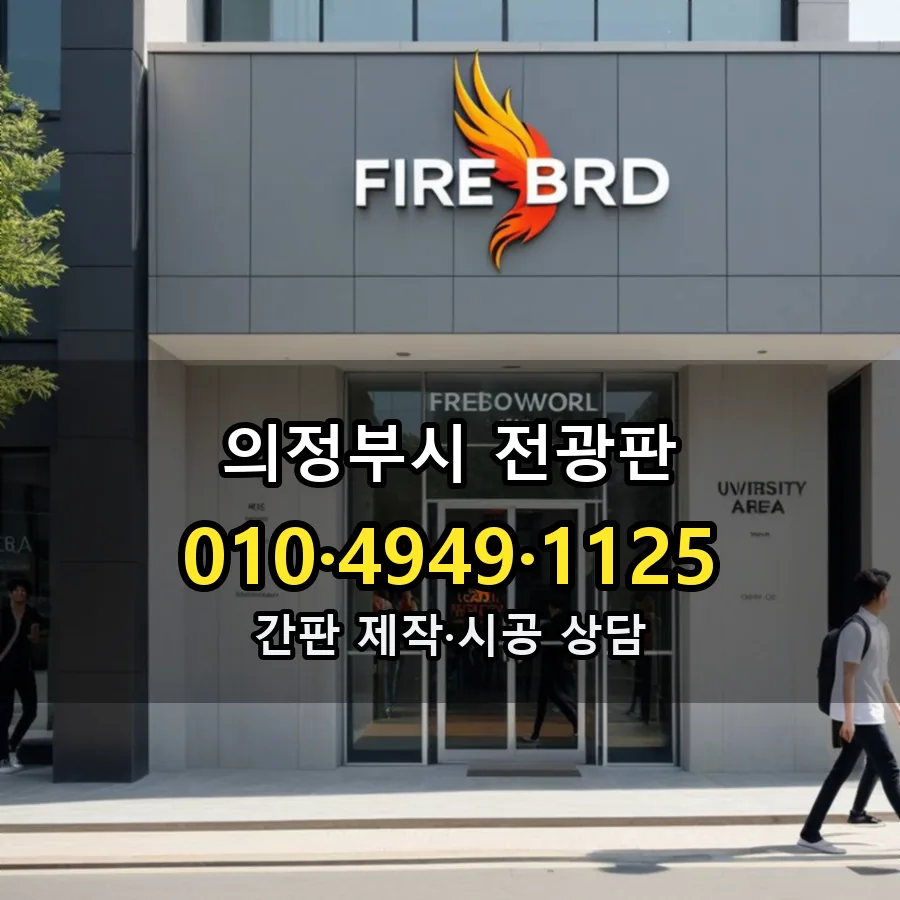 전광판 시공 사진