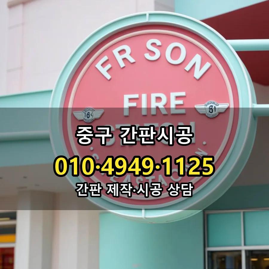간판시공 시공 사진