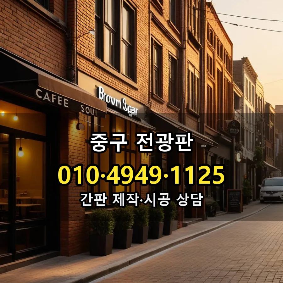 전광판 제작·시공 모습