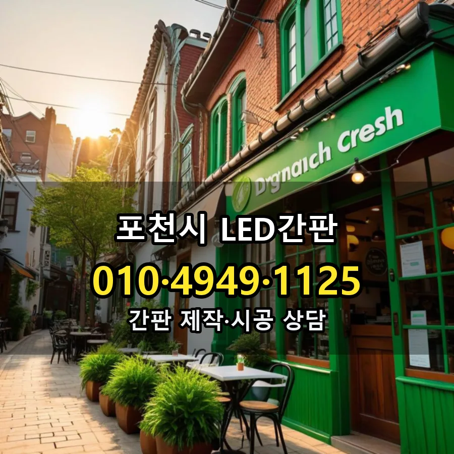 LED간판 시공 사진