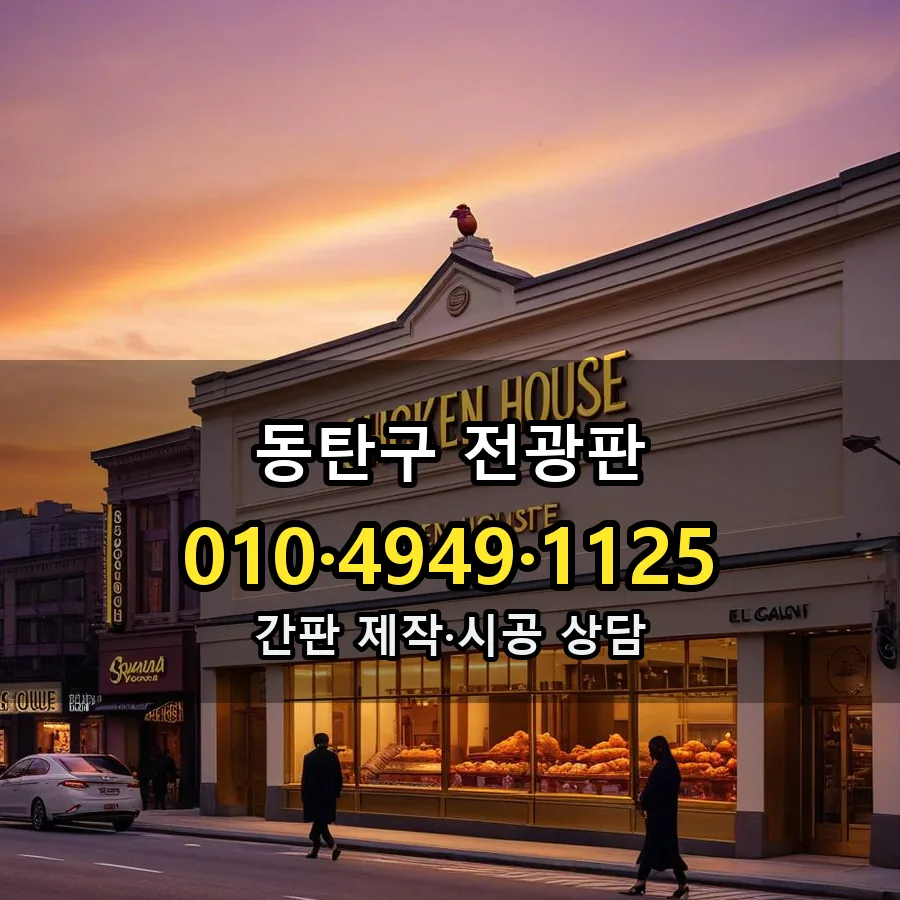 전광판 제작·시공 모습