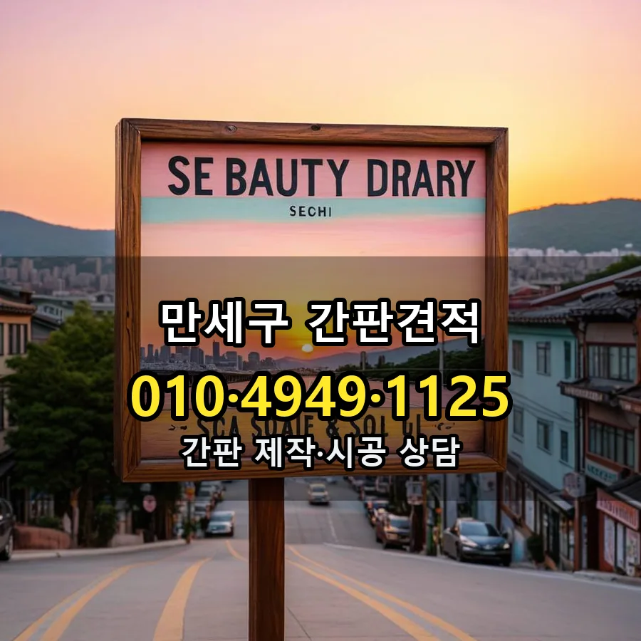 간판견적 시공 사진